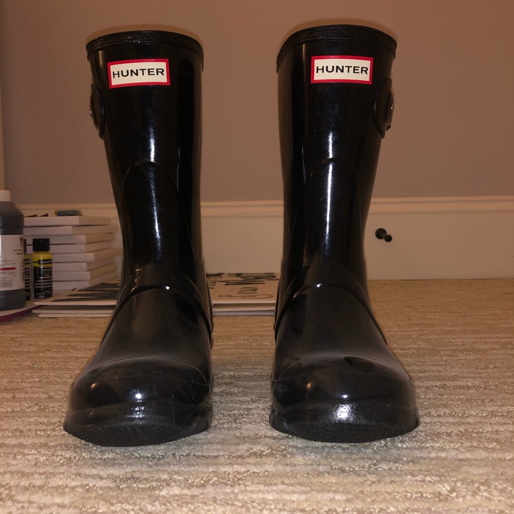Short black Hunter Boots